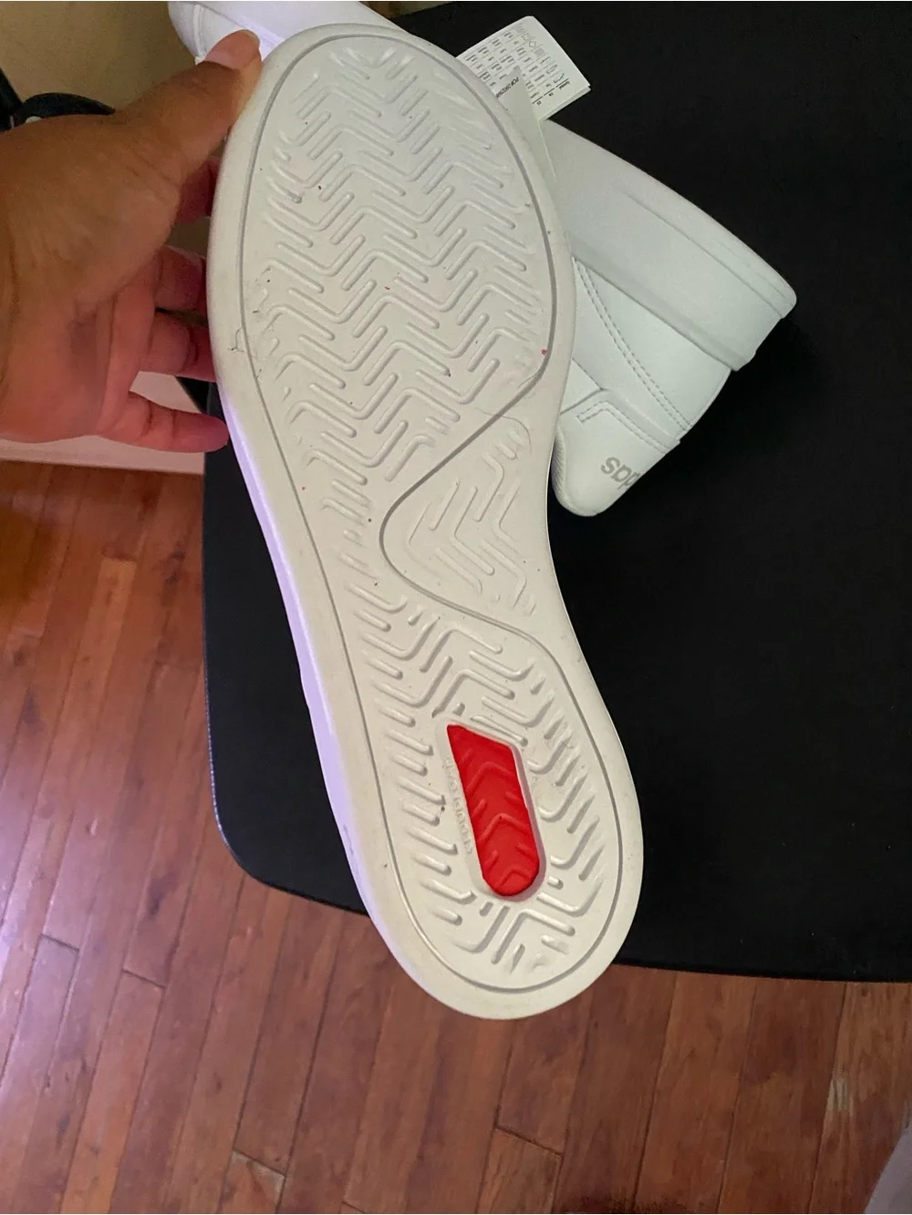 adidas White Low-Top Leather Sneakers